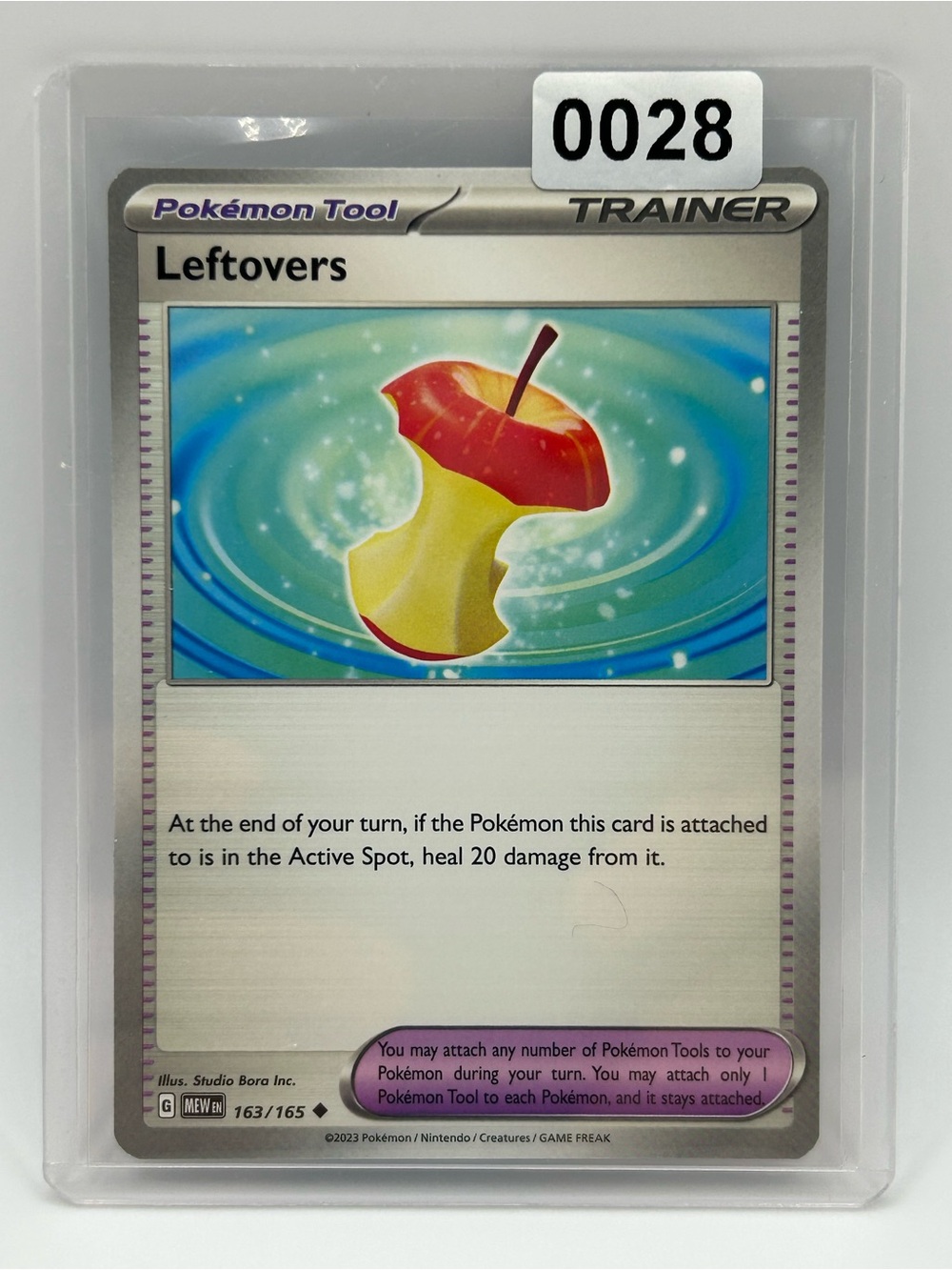 Pokémon Leftovers Trainer Card - 🍎